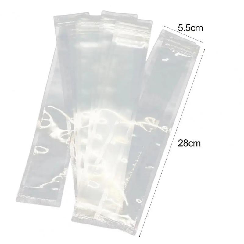 Disposable Popsicle Mold Bags BPA-Free Freezer Tubes with Zip Seals and Funnel  for Ice Pops Yogurt Juice Smoothies