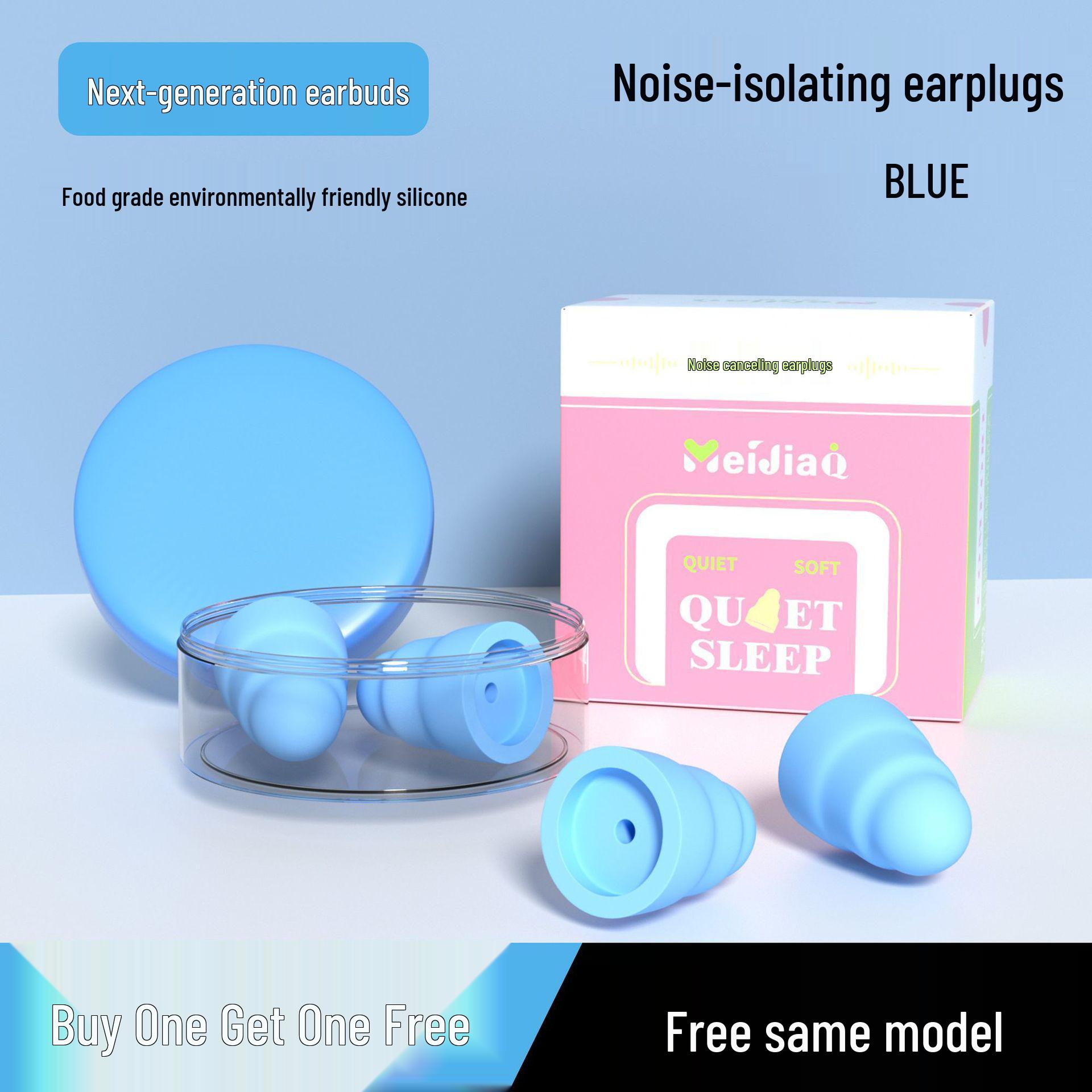 

Ультратихие звуконепроницаемые беруши для сна и учебы - Защита от шума для мужчин и женщин Buy One Get One Free [Same Model Included]