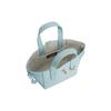 Furla Net Cow Leather Basket Bag, Shoulder Bag, Crossbody Bag, Handbag Mini Women's Mint Blue BASRFUA-HSF000-1859S