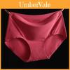 Luxurious Women Seamless Panties Ice Silk Mid Waist Briefs With Timeless Style