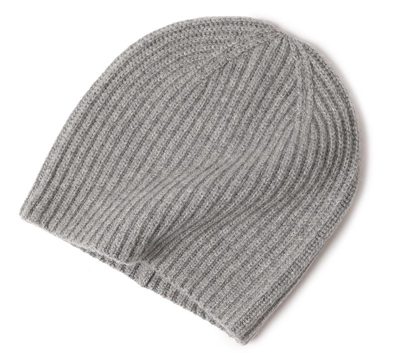 Pure Cashmere Women Winter Hats Custom Designer Logo Luxury Fashion Warm Knitted Rib Ny Beanie Caps