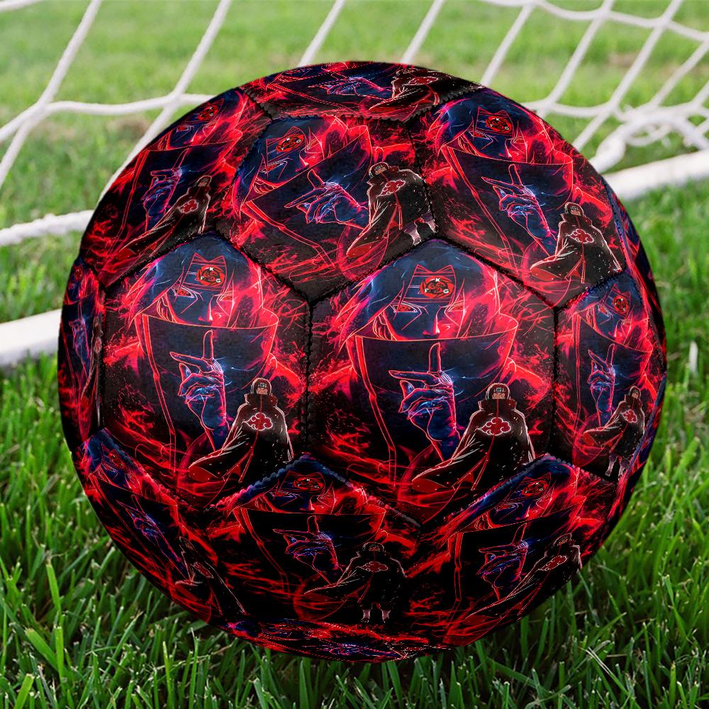 Dark Anime Ninja Character Size 5 Soccer Balls, Anti-Slip, Protective Football, Outdoor Sport, a Unique Gift Suitable for Him/her, Birthdays