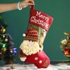 Hanging Christmas Stocking Santa Gift Bag Candy Bag Christmas Gift Sock  Christmas Decor