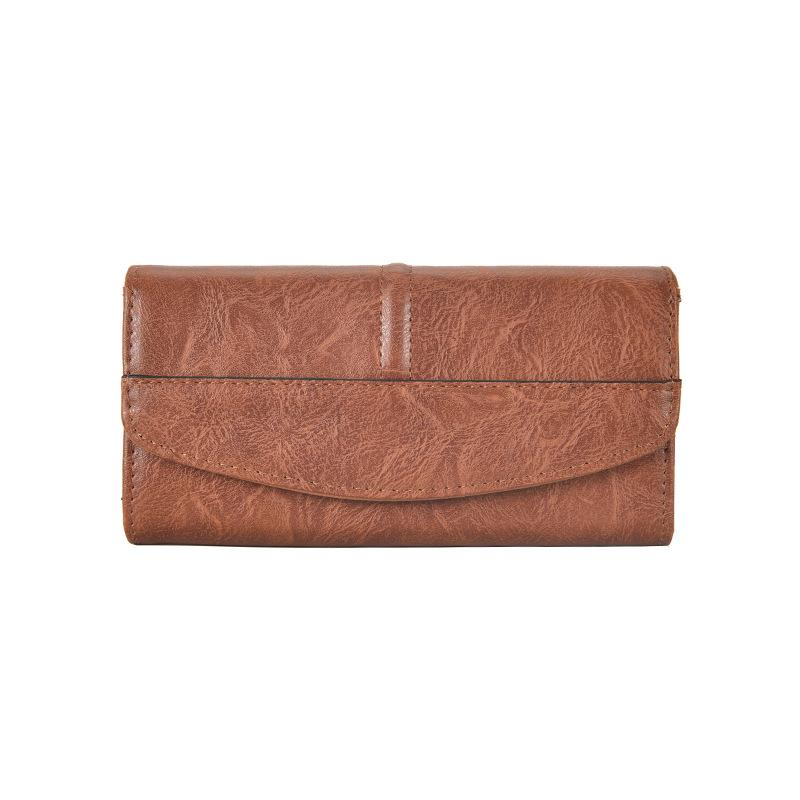 Wallet for Women Coin Wallet Fashionable Simple Women Texture Long Fashion Folding Money Clip