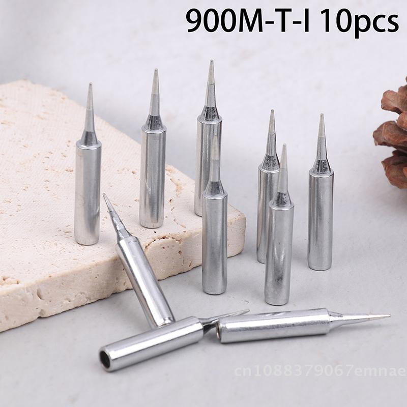 10Pcs 900M-T-I Soldering Iron Tips Replacement Set for Soldering Station Tool Tips for Electronic Repair And Crafting