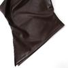 Otoño 2025 Snd Invierno Nuevo Color Puro Slim Sin Mangas Un Hombro Cuello Inclinado Cremallera Mostrar Delgada Chaqueta