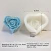 Heart 3D Flower Silicone Mold DIY Fondant Mold Handmade Plaster Resin Molds  Chocolate