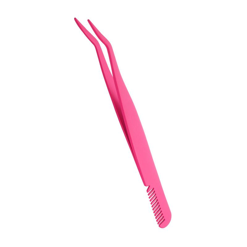 Wearable Mascara Applicator with Comb & Stainless Steel Eyelash Tweezers