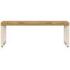 Vidaxl Stolik Kawowy, 100X50X35 Cm, Lite Drewno Mango I Stal