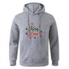 Autumn Sportswear Teens Long Sleeve Black Gray Hooded Sweatshirt Hoodie