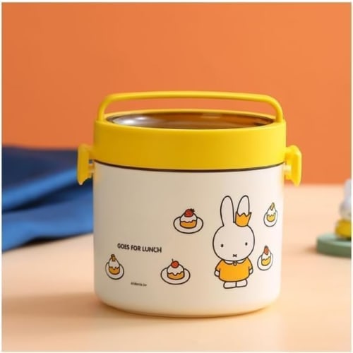 Deerou Insulated Lunch Box, Soup Jar, Vacuum Insulated Soup Lunch Set, Large Capacity Lunch Jar, Insulated Lunch Box, Large Capacity Lunch Jar, Rice B