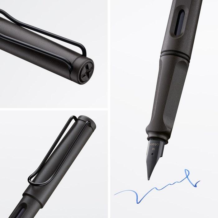 Lamy Safari Black Fountain Pen (F) Steel Nib L17-F Fine Point