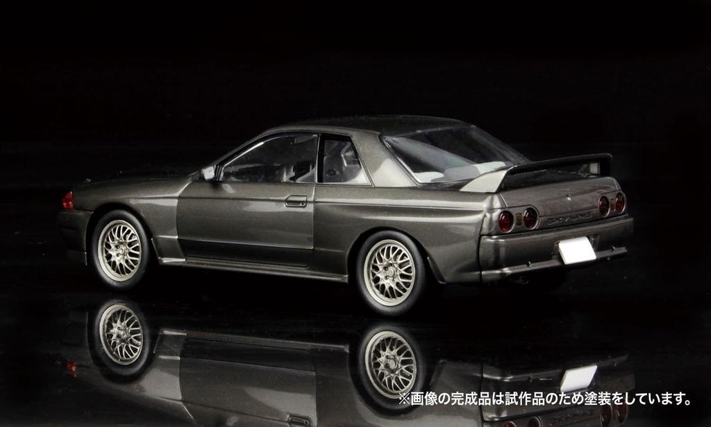 Automobilová stavebnice Nissan Skyline V Spec II Gun Gray Metallic Plastový model MN06 PLATZ/MONO 1/32 GT-R Předbarvený (Automobil)