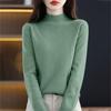 Women's -Color Long-Sleeve Fall/Winter Casual Basic Raglan Sleeve Mid-Neck Pullover