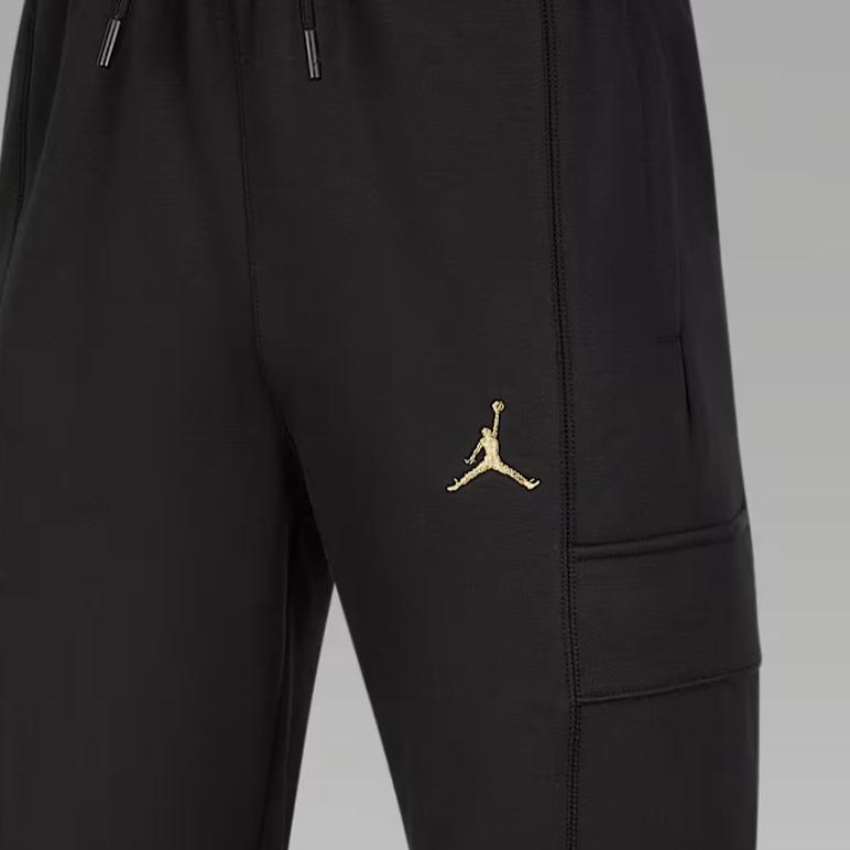 Jordan Calça Esportiva de Tricô World Tour Confortável Cor Sólida Com Punho Calças Infantis IO6196-010