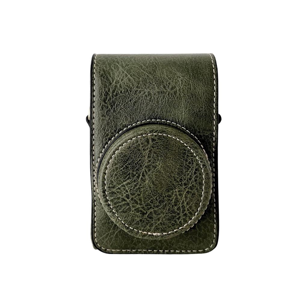 Digital Case Pu Protective Camera Leather Camera Storage Bag With Removable Shoulder Strap