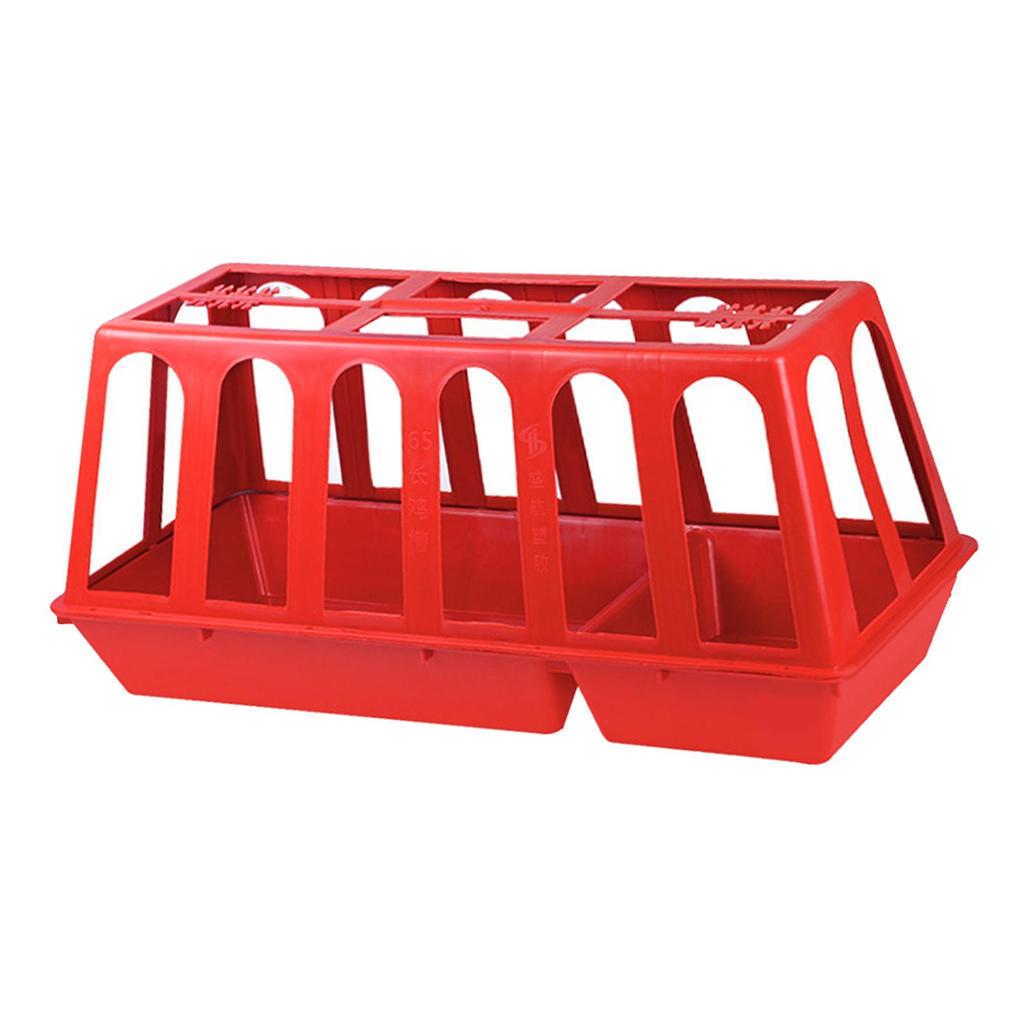 Poultry Chicken feed Trough Feeder Drinker Food Dispenser Convenient Durable 56cmx28cm