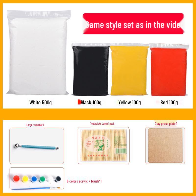 24-Color Children's Clay Set - 100g DIY Space Plasticine Paper Clay