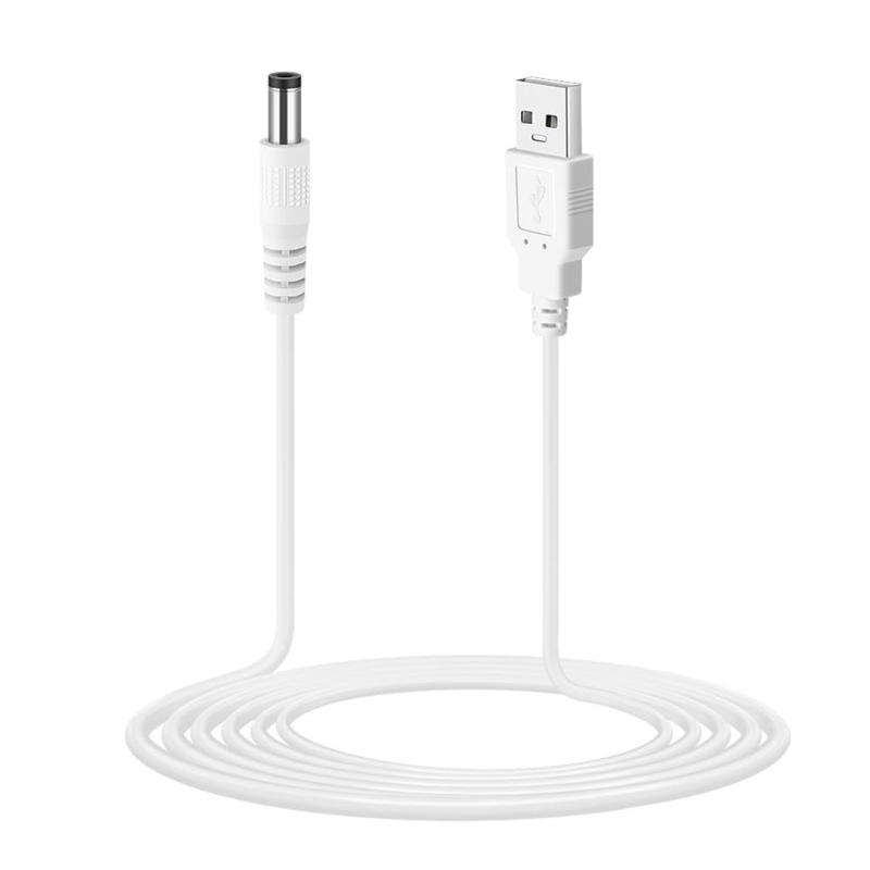Usb To DC5V Power Cord Multifunctional with DC5.5x2.1 5.5x2.5 4.0x1.7 8pcs Plugs 8-In-1 USB toDC Charging Cable