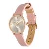 Authorized Dealer Olivia Burton Watch Ladies ob24000018 Signature 28mm B Ultra Slim Carnation Gold Blush Leather Strap Watch [OLIVIA BURTON] &