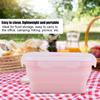 Portable Silicone Lunch Box Folding Microwave Safe Lunchbox Food Container