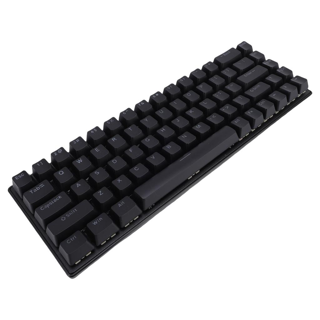 68 Key Wired Mechanical Keyboard RGB Backlight Blue   60% Compact Ergonomic Gaming Keyboard for PC Laptop  