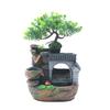 LED Desktop Water Fountain Waterfall Ornament W/ Pump Office Home Indoor Decor Rockery Ornament for Living Rooms, Study Rooms