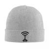 New Meditate Wifi Icon Warm Knitted Cap Fashion Bonnet Hat Autumn Winter Outdoor Beanies Hats For Unisex Adult