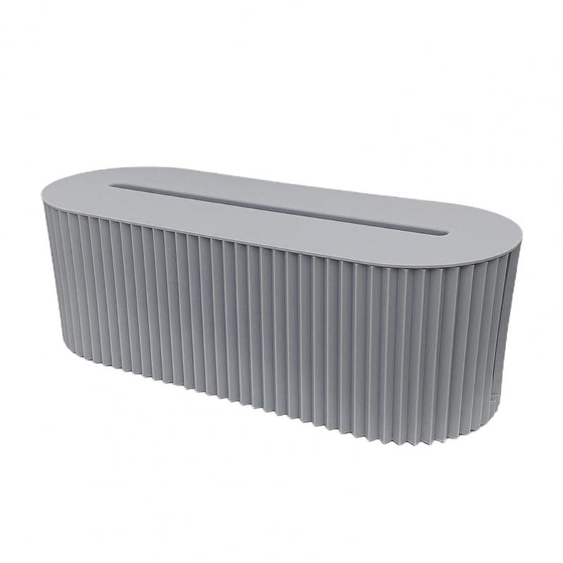 

Nordic Style Cable Organizer Box For Plug Board WiFi Router And Desktop Data Line Storage Heat Shrinkable Film Packaging синий