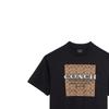 Coach Ss24 Logo Letter Applique Round Neck Short Sleeve T-Shirt Men T-Shirts Black CR489-BLK