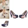 Elegant New Fashion Women's Heels With Bowknot Peep Toe For Princess Lolita Look Size 35-43