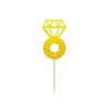 20pcs Gold Diamond Topper Cupcake Pick Wedding Birthday Decor