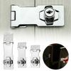 Heavy Duty Locking Hasp Staple with Keys for Cabinet Shed Garage Mailbox Security Furniture Lock Durable Padlock Hardware