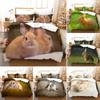Kids Rabbit Duvet Cover Set Cute Brown Bunnies Bedding Set For Boys Girls Kawaii Animal Decor 3 Pieces Duvet Cover