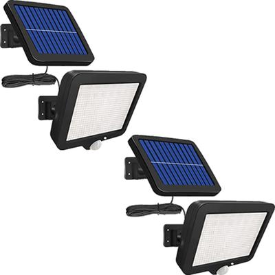Outdoor Sensor Light, Ultra-Bright Solar Light, 56 LEDs, Solar Security Light with Motion Sensor, Automatic OnOff, 3 Lighting Modes, 5M Cable, IP65