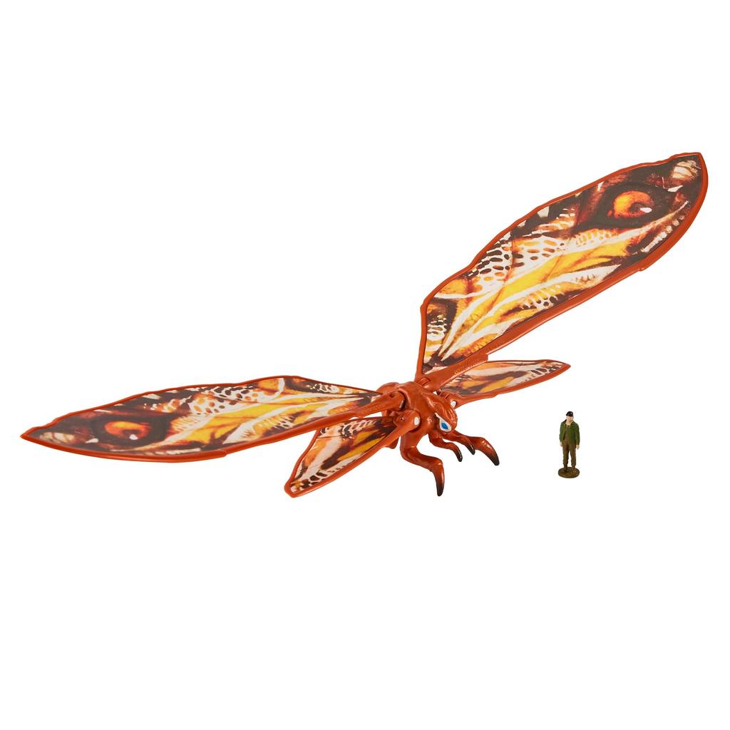 PlayMates Godzilla x Kong Monsterverse Action Figure Basic Series Mothra and Zia 6" -