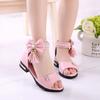 Girls Summer Velcro Comfortable Soft Bottom Sandals Middle and Big Kids Cute Beautiful Shoes