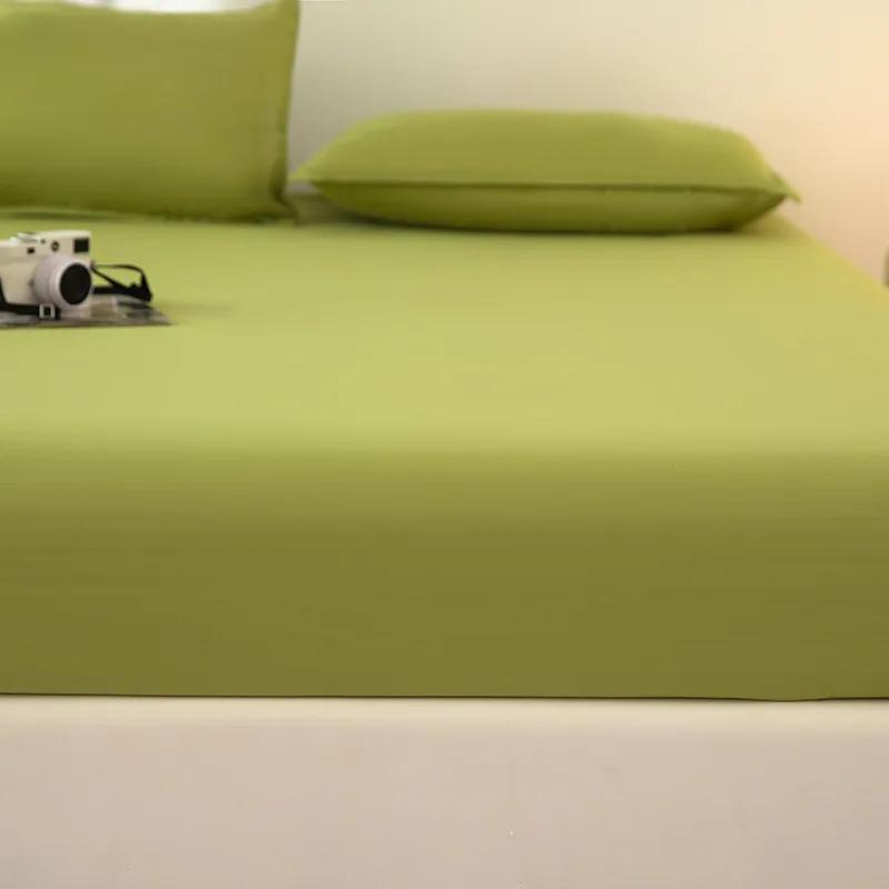 1 Stück Wasserdichte Spannbettlaken Matratzenbezug Einfarbige Matratzenschoner Bettwäsche-Set Topper-Matte für Einzel-, Doppel-, Queen-, King-Size-Betten