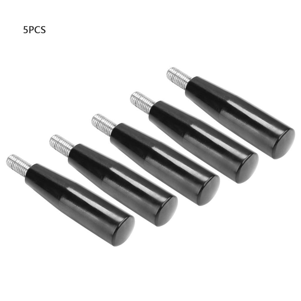 5Pcs Thread Milling Machine Replacement Accessory Tool Revolving Bakelite Handle M6 * 50