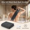 Soft Bath Towel Long Back Scrubber Gentle Skin Care Polyester Fiber