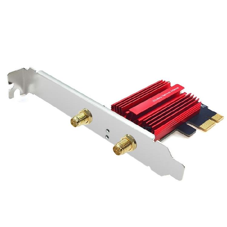 1200mbps WiFi 5 Wireless Adapter Networking Card Double Band 2.4G/5GHz 802.11AC Bluetooth-compatible Desktop