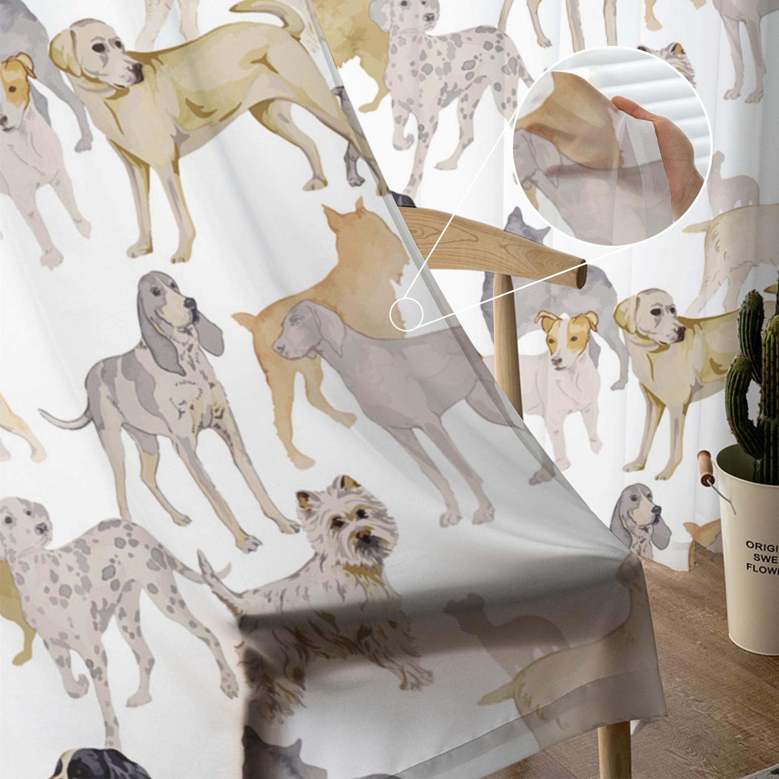 Прозрачные шторы для спальни — фото 6