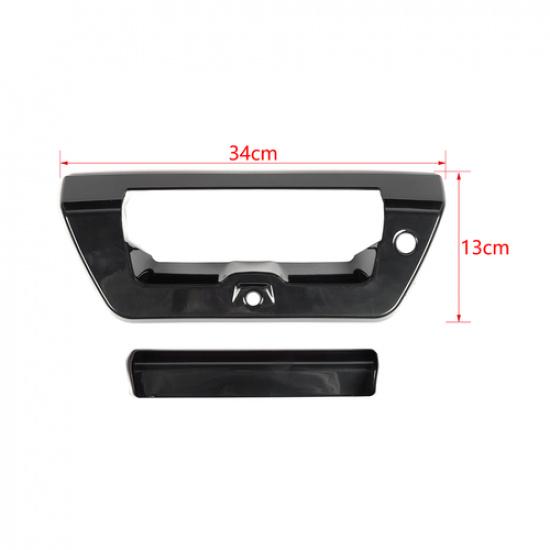 Car Tailgate Door Handle Cover Trim Decor Bezel for Ford F150 2015+ Black