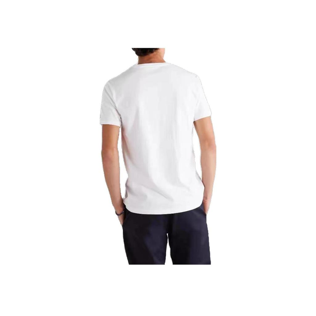 Polo Ralph Lauren Letter Logo Printed Crew Neck Casual Short Sleeve T-Shirt Men Tops White 710803496-002