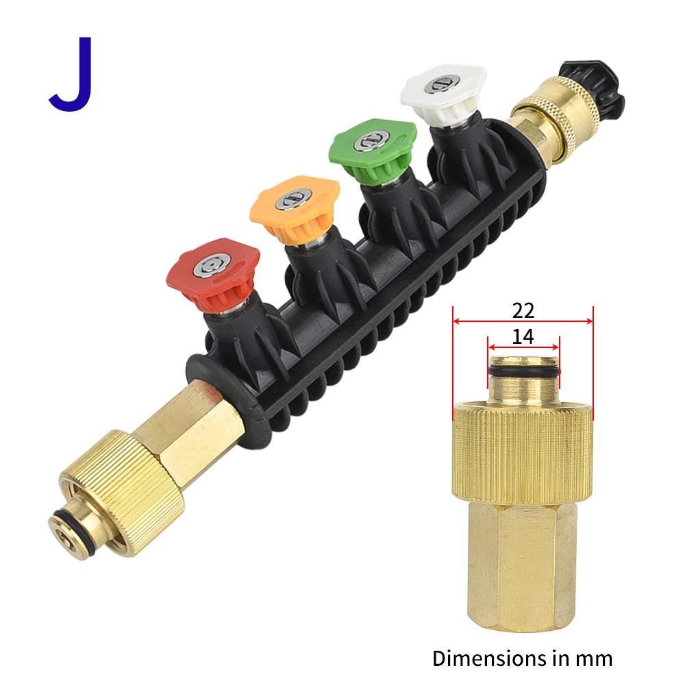 High Pressure Washer Gun Wand Tips Car Jet Washer Spray Gun Lance Nozzle Tip for Karcher Black Deckeri Bosch Lavor