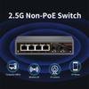 2,5 Gbit/s Ethernet-Switch 4 Ports 2500 Mbit/s Netzwerk-Switcher 2 Ports SFP+ Steckplatz 10G Home Lab Hub Internet-Splitter Plug and Play