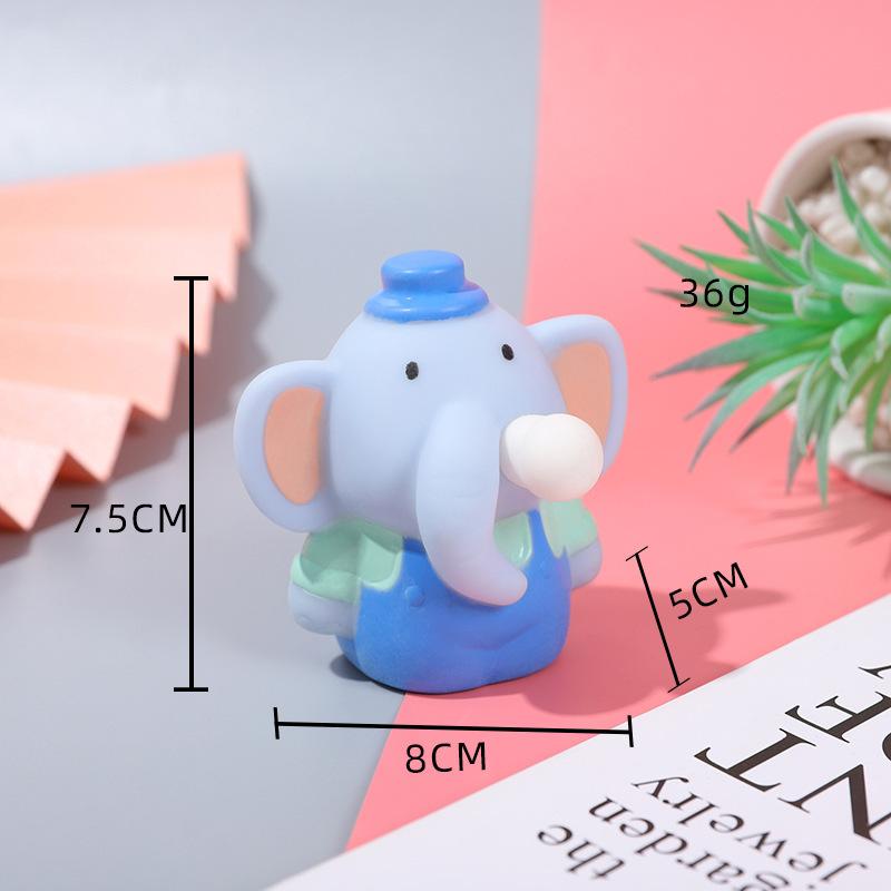 Anti Pressure Toy Elephant Squeezing Halloween Toy Tpr Soft Clay Anti Pressure Fun Decompression Children's Adult Gift Props