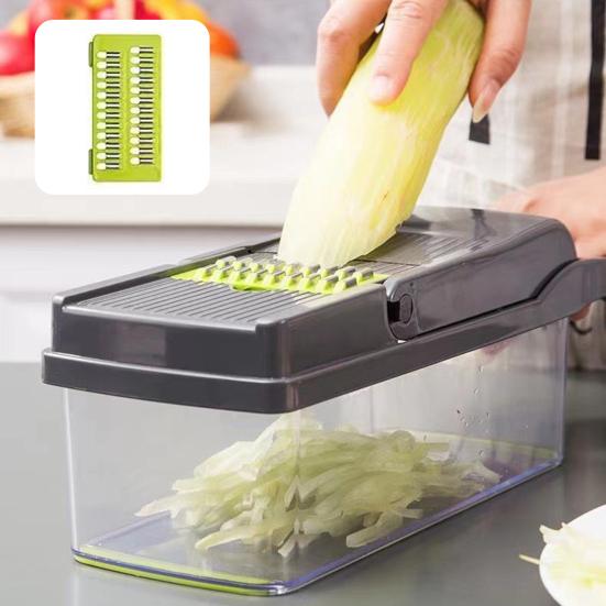 Vegetable Chopper Stainless Steel Mandoline Slicer for Julienne Dicing Multifunctional Meal Preparation Tool