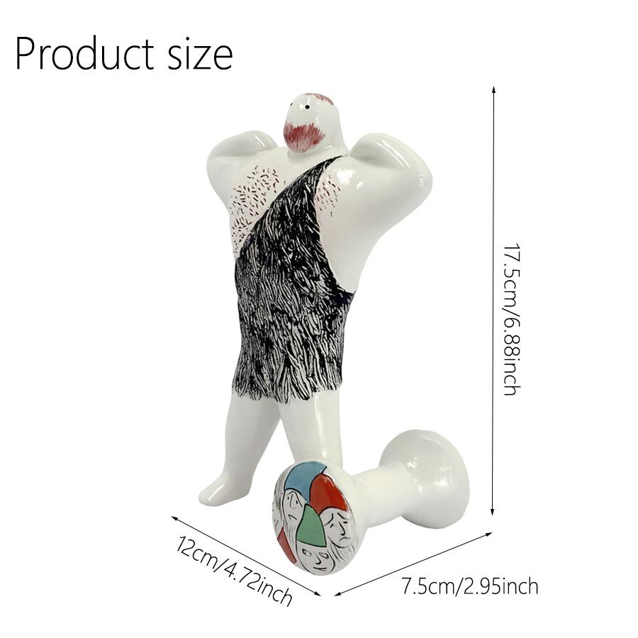 

weightlifter series of statue decorations, resin character sculpture ornaments, landscape decorations, home handicrafts cre