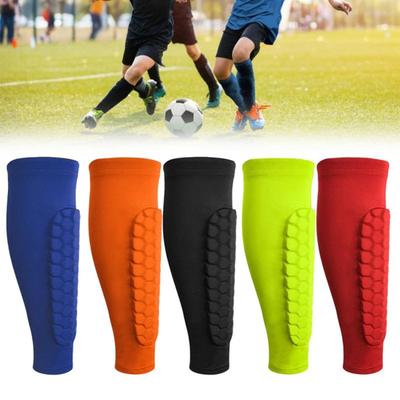 1 Pc Soccer Shin Guard for Kids Youth Adult Calf Compression Sleeve